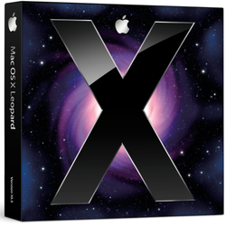 Mac OS X Leopard bo&icirc;te box
