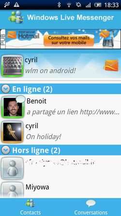 Mesenger Android 01