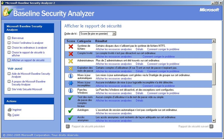 Microsoft Baseline Security Analyser - 3