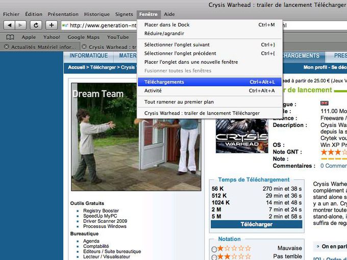 Module download Safari 4