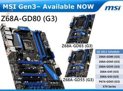 MSI carte mere Gen3 LGA1555 - 1