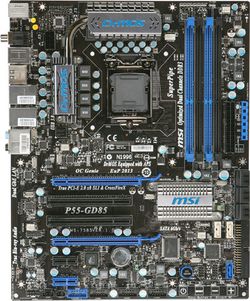 MSI P55-GD85 dessus