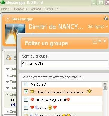 MSN8.0Fonctions