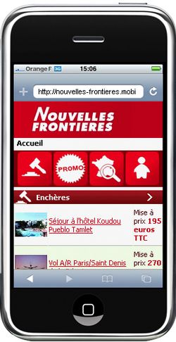 Nouvelles Frontieres mobile