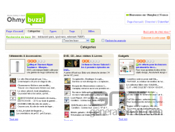 Ohmybuzz ; page d'accueil