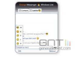 Orange Messenger by Windows Live ; capture 2 Orange Messenger by Windows Live ; capture 2