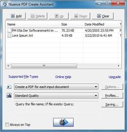 PDF Create 7 screen 2
