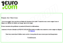 Phishing 1euro 1