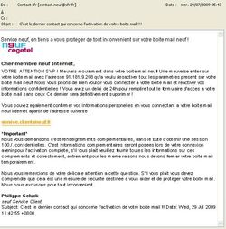 Phishing Neuf-SFR juillet Phishing Neuf SFR juillet 1