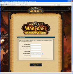 Phishing WoW septembre 2009 3