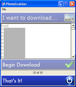 Photograbber screen 2