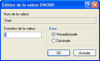 desactiver detection clé usb