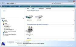 Barre menus Vista 1