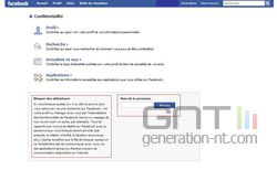 Confidentialit&eacute; Facebook 2