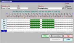 Picture TimeClock screen 2