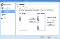 Playlist Creator screen 2