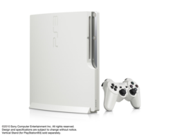 PS3 Slim 160 Go blanc - 3