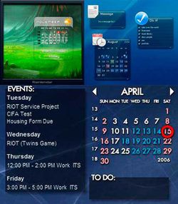 rainlendar screen 1
