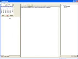 RedNoteBook screen 2