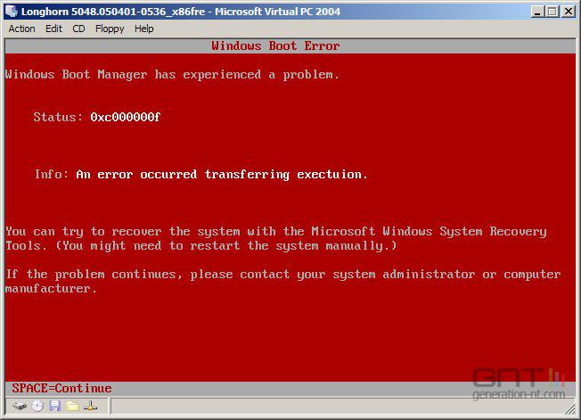 RedScreen