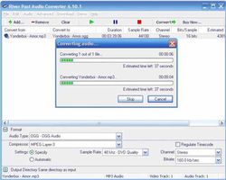 River Past Audio Converter screen 2