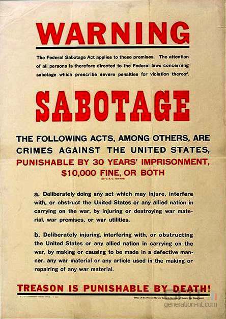 sabotage d