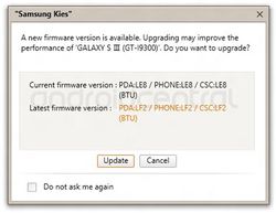 Samsung Galaxy SIII update