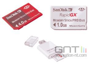 Sandisk memory stick duo pro 4go al