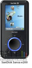 Sandisk sansa e200 Sandisk sansa e200