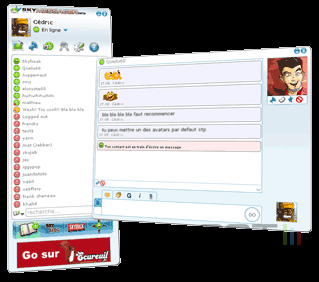 Screen skymessager Screen skymessager