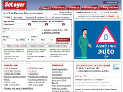SeLoger.com ; page d'accueil (Small)