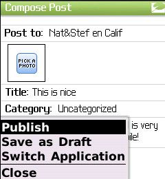 Six Apart TypePad Blackberry