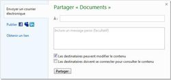 SkyDrive-partage