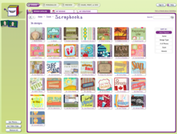 Smilebox screen 1