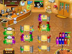 Snowy Lunch Rush screen 2