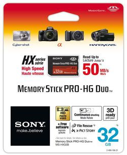 Sony Memory Stick PRO-HG Duo HX