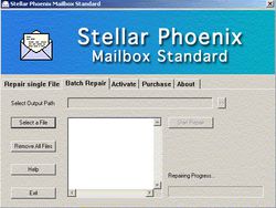 Stellar Phoenix Mailbox Exchange Desktop  screen 1