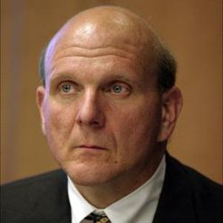 Steve Ballmer Microsoft logo pro
