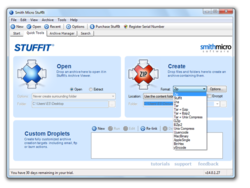 Stuffit Deluxe screen 1
