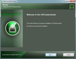 SXPasswordSuite screen 2