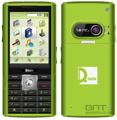 Trolltech Greephone et plate-forme Qtopia