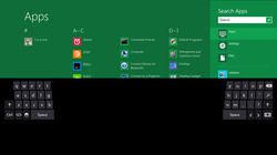 Windows 8 clavier