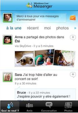 Windows Live Messenger iPhone 01