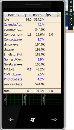 Windows Phone Emulator 01