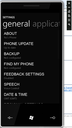 Windows Phone Emulator 02