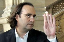 Xavier Niel lors de son proc&egrave;s