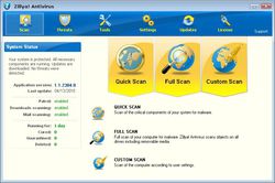 Zillya! Antivirus screen 1